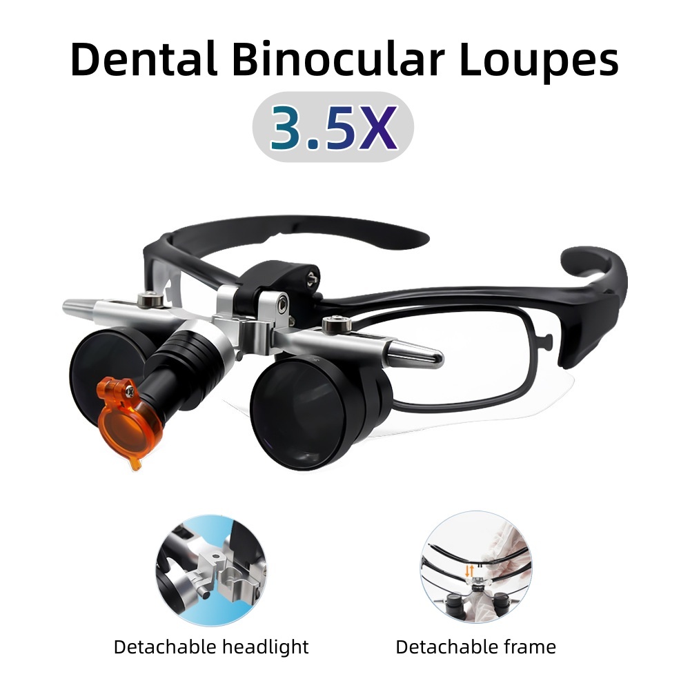 Led Medical Headlight - عدسة مكبرة للأسنان 3.5X عدسة مكبرة