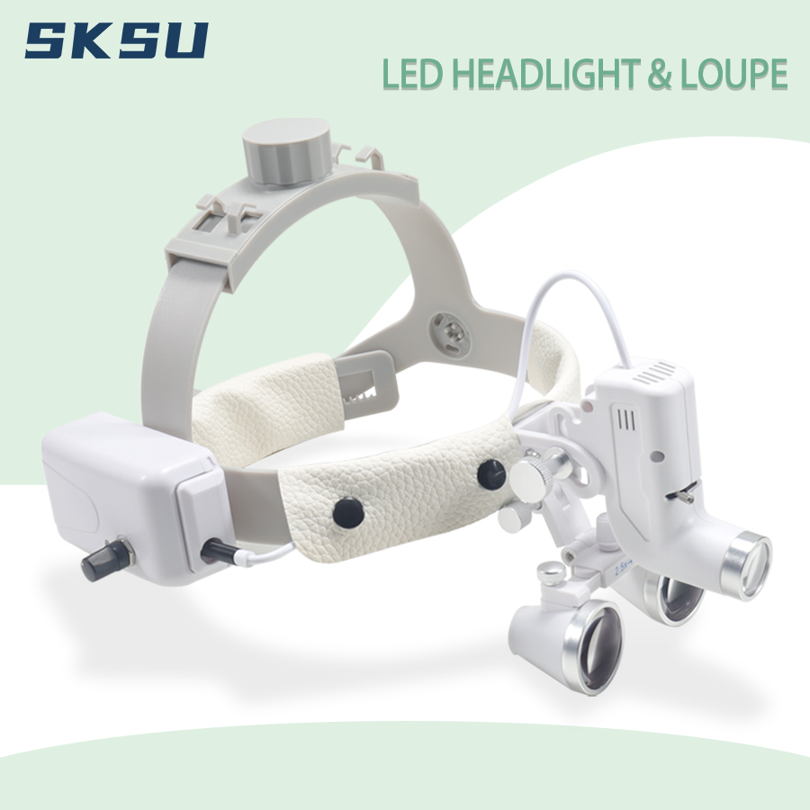 LED الأسنان مصباح ليد مصباح مج - مراجعة Led Medical Headlight وسعره