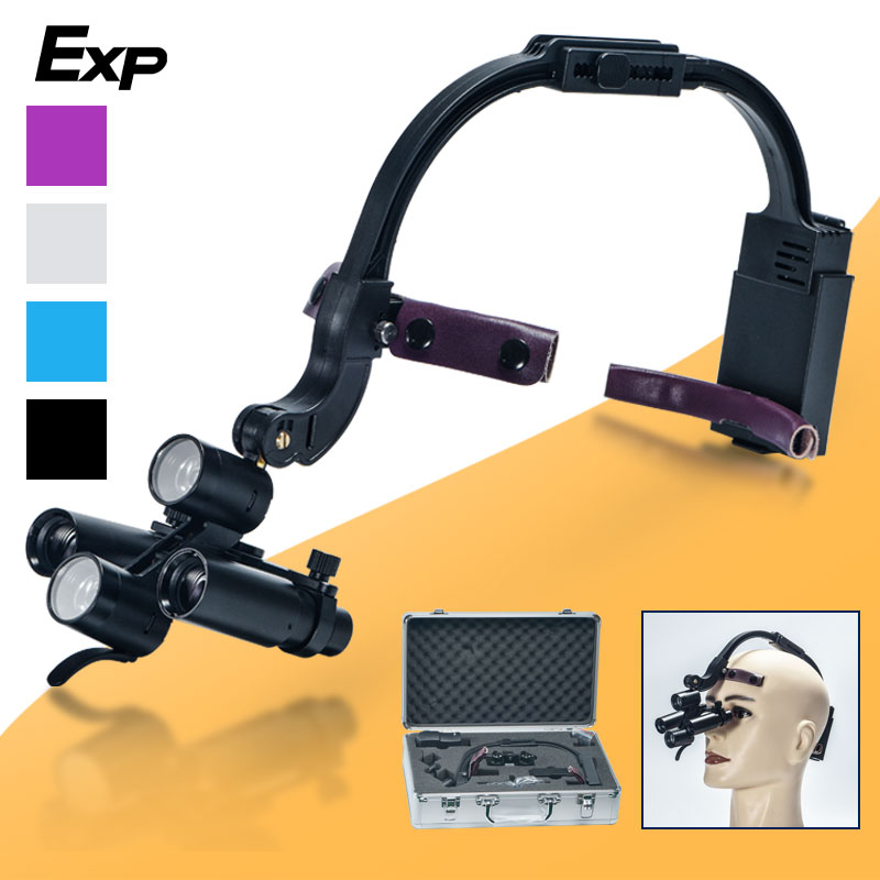 الأسنان 2.5X 3.5X العدسة التكب - مراجعة Led Medical Headlight وسعره