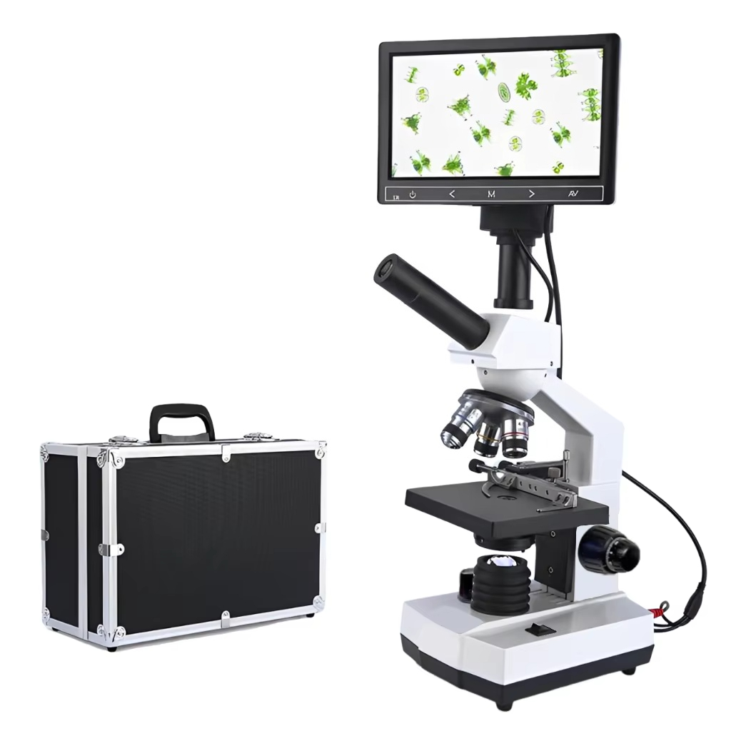 مجهر رقمي بشاشة عالية الدقة ال - مراجعة Medical Laboratory وسعره