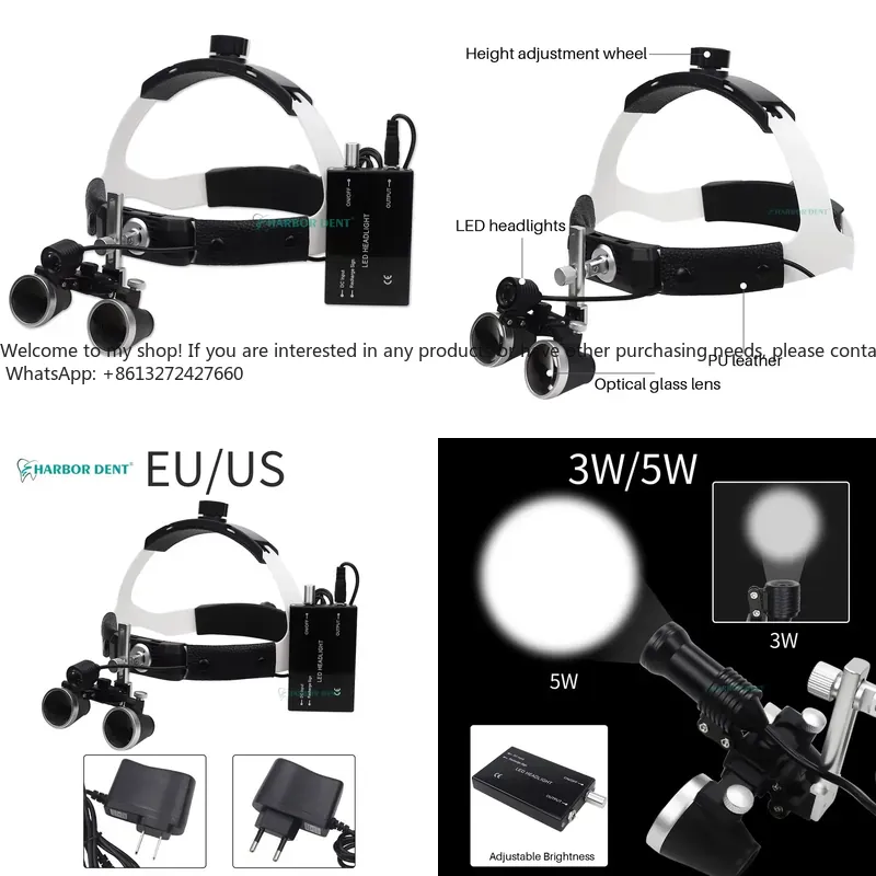 نظارات مكبرة طبية تعمل بالكهرب - مراجعة Led Medical Headlight وسعره