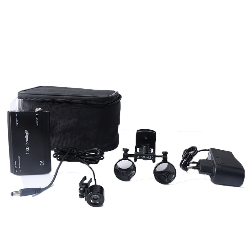2.5X/3.5X الأسنان Loupes كليب  - مراجعة Led Medical Headlight وسعره